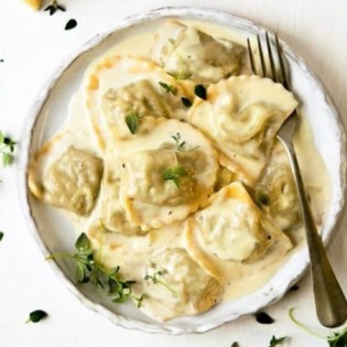 Ravioli Mozzarela Mushrooms