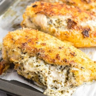 Double Cheese & Pesto Chicken