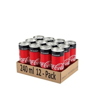 Coke No Sugar (0% Sugar) Pack x 12 (325ml Can)