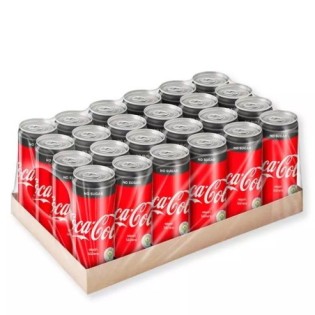 Coke No Sugar (0% Sugar) Pack x 24 (325ml Can)