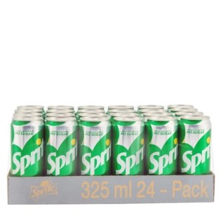 Sprite No Sugar (Light) Pack x 24 (325ml Can)