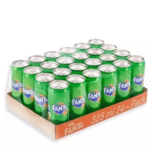 Fanta Green Pack x 24 (325ml Can)