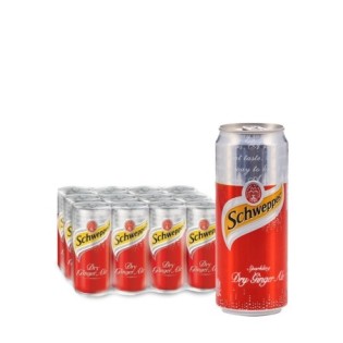 Schweppes Ginger Ale (Red) Pack x 12 (330ml Can)