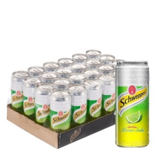 Schweppes Manao Soda (Green) Pack x 24 (330ml Can)