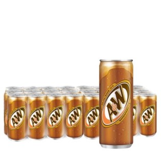 A&W Root Beer Pack x 24 (325ml Can)