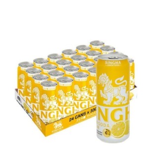 Singha Lemon Soda Pack x 24 (330ml Can)