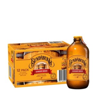 Bundaberg Ginger Ale Pack x 12 (375ml Bottle)